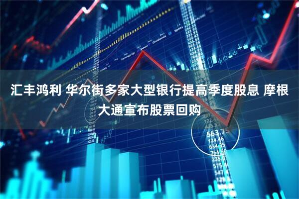 汇丰鸿利 华尔街多家大型银行提高季度股息 摩根大通宣布股票回购