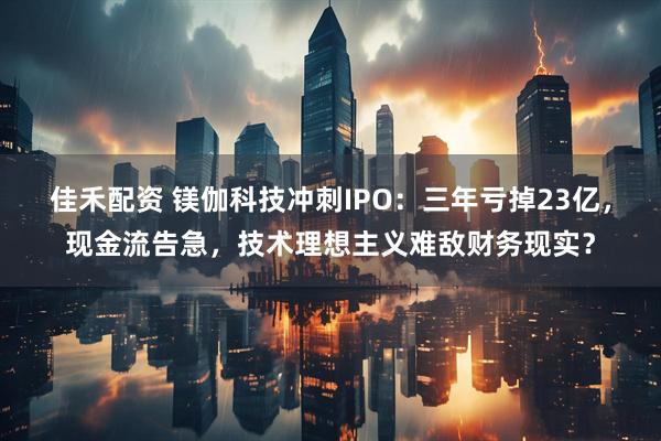 佳禾配资 镁伽科技冲刺IPO：三年亏掉23亿，现金流告急，技术理想主义难敌财务现实？