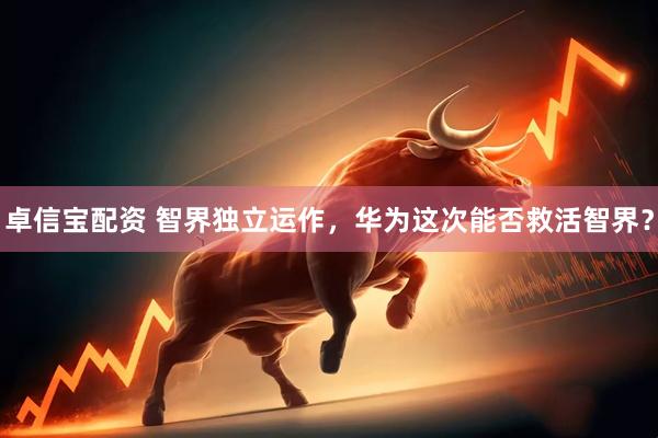 卓信宝配资 智界独立运作，华为这次能否救活智界？